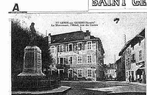 Ville de SAINTGENIXSURGUIERS Carte postale ancienne