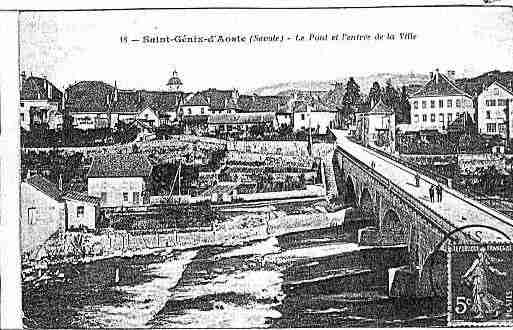 Ville de SAINTGENIXSURGUIERS Carte postale ancienne