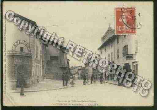 Ville de SAINTGEORGESDERENEINS Carte postale ancienne