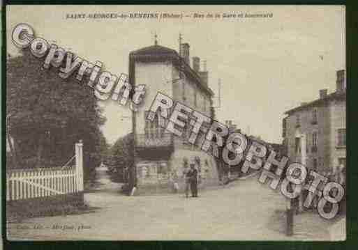 Ville de SAINTGEORGESDERENEINS Carte postale ancienne