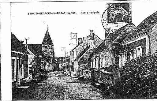 Ville de SAINTGEORGESDUROSAY Carte postale ancienne