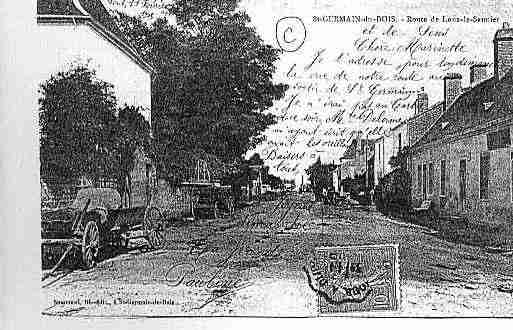 Ville de SAINTGERMAINDUBOIS Carte postale ancienne