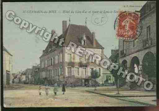 Ville de SAINTGERMAINDUBOIS Carte postale ancienne