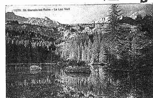 Ville de SAINTGERVAISLESBAINS Carte postale ancienne