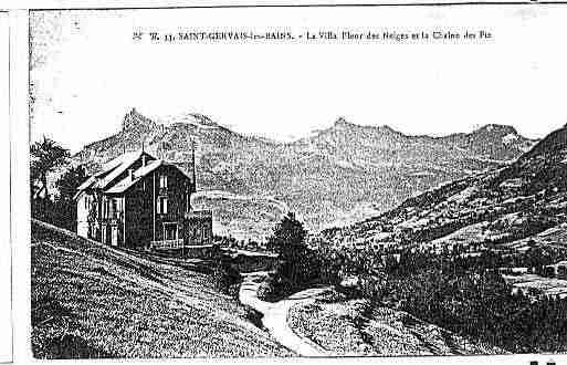 Ville de SAINTGERVAISLESBAINS Carte postale ancienne