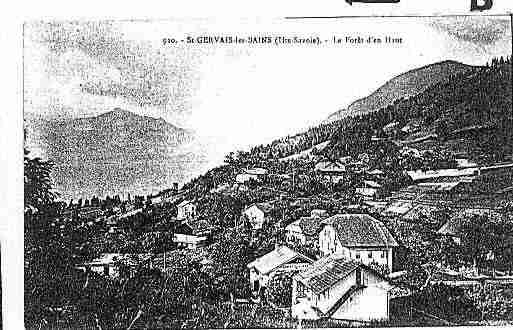 Ville de SAINTGERVAISLESBAINS Carte postale ancienne