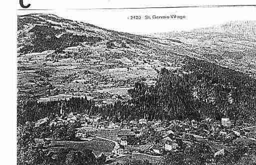 Ville de SAINTGERVAISLESBAINS Carte postale ancienne
