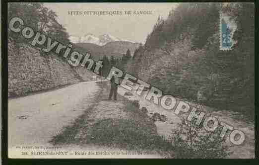 Ville de SAINTJEANDESIXT Carte postale ancienne