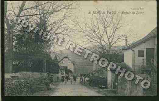 Ville de SAINTJEANDEVAUX Carte postale ancienne