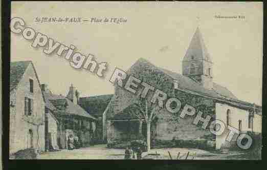 Ville de SAINTJEANDEVAUX Carte postale ancienne