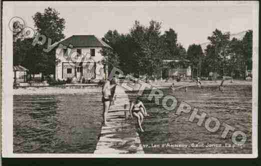 Ville de SAINTJORIOZ Carte postale ancienne