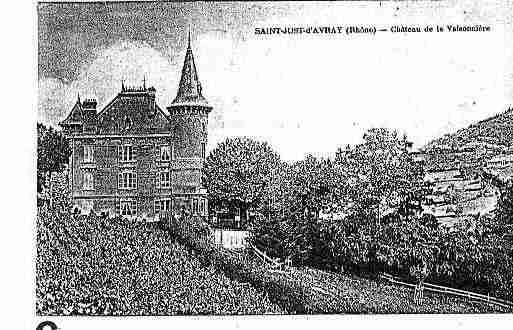 Ville de SAINTJUSTD\'AVRAY Carte postale ancienne