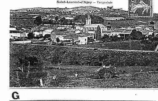 Ville de SAINTLAURENTD\\\'AGNY Carte postale ancienne Ville de SAINTLAURENTD\\\'AGNY Carte postale ancienne