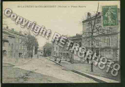 Ville de SAINTLAURENTDECHAMOUSSET Carte postale ancienne Ville de SAINTLAURENTDECHAMOUSSET Carte postale ancienne