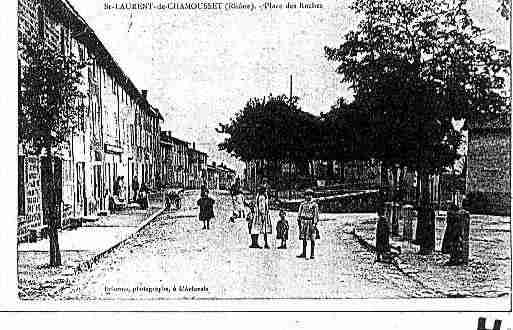 Ville de SAINTLAURENTDECHAMOUSSET Carte postale ancienne