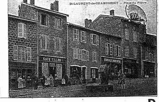 Ville de SAINTLAURENTDECHAMOUSSET Carte postale ancienne