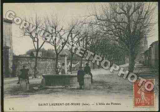 Ville de SAINTLAURENTDEMURE Carte postale ancienne