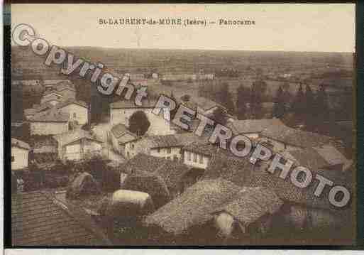 Ville de SAINTLAURENTDEMURE Carte postale ancienne