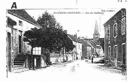 Ville de SAINTLEGERSURDHEUNE Carte postale ancienne