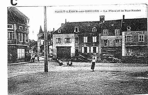 Ville de SAINTLEGERSURDHEUNE Carte postale ancienne