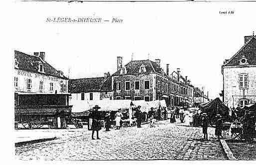 Ville de SAINTLEGERSURDHEUNE Carte postale ancienne