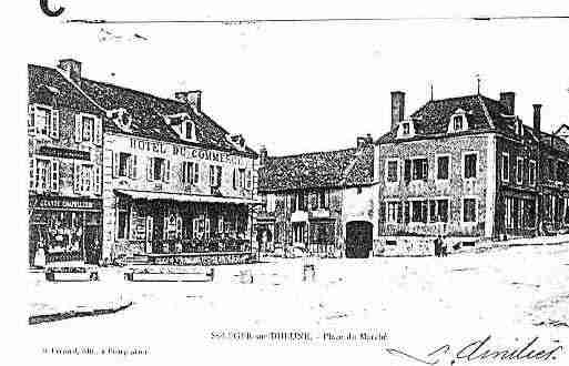 Ville de SAINTLEGERSURDHEUNE Carte postale ancienne