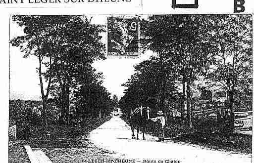 Ville de SAINTLEGERSURDHEUNE Carte postale ancienne Ville de SAINTLEGERSURDHEUNE Carte postale ancienne
