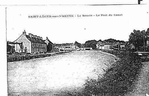 Ville de SAINTLEGERSURDHEUNE Carte postale ancienne