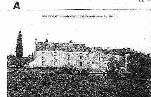 Ville de SAINTLOUPDELASALLE Carte postale ancienne