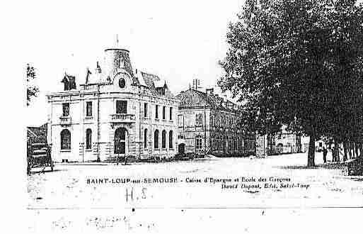 Ville de SAINTLOUPSURSEMOUSE Carte postale ancienne Ville de SAINTLOUPSURSEMOUSE Carte postale ancienne