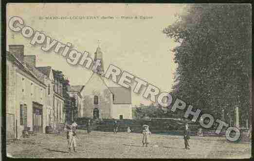 Ville de SAINTMARSDELOCQUENAY Carte postale ancienne