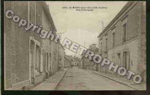 Ville de SAINTMARSSOUSBALLON Carte postale ancienne