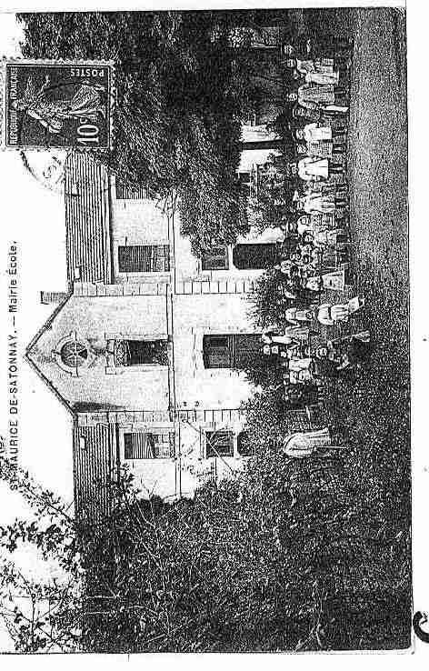 Ville de SAINTMAURICEDESATONNAY Carte postale ancienne Ville de SAINTMAURICEDESATONNAY Carte postale ancienne