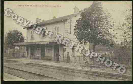 Ville de SAINTMAURICELESCHATEAUNEUF Carte postale ancienne