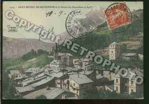 Ville de SAINTMICHELDEMAURIENNE Carte postale ancienne