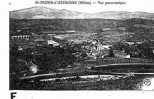 Ville de SAINTNIZIERD\'AZERGUES Carte postale ancienne