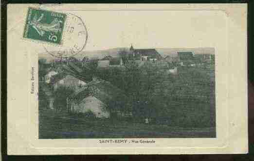Ville de SAINTREMY Carte postale ancienne