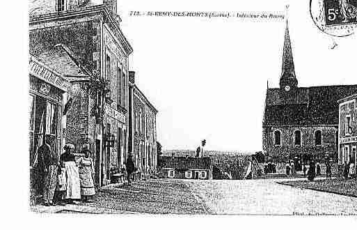 Ville de SAINTREMYDESMONTS Carte postale ancienne