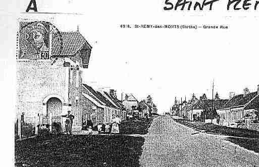 Ville de SAINTREMYDESMONTS Carte postale ancienne