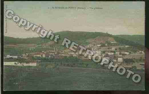 Ville de SAINTROMAINDEPOPEY Carte postale ancienne Ville de SAINTROMAINDEPOPEY Carte postale ancienne