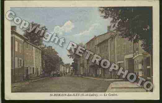 Ville de SAINTROMAINDESILES Carte postale ancienne