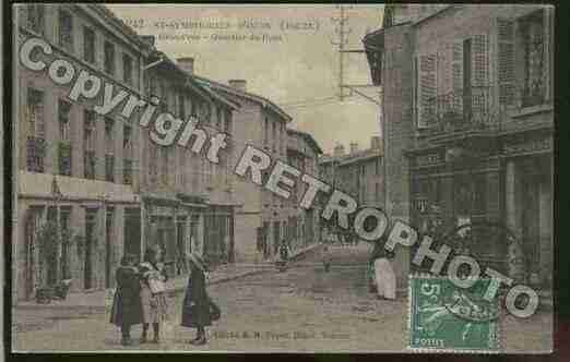 Ville de SAINTSYMPHORIENSURCOISE Carte postale ancienne