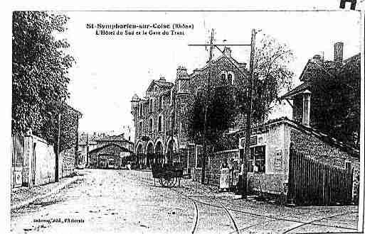 Ville de SAINTSYMPHORIENSURCOISE Carte postale ancienne