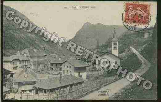 Ville de SALINSLESTHERMES Carte postale ancienne