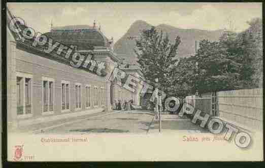 Ville de SALINSLESTHERMES Carte postale ancienne