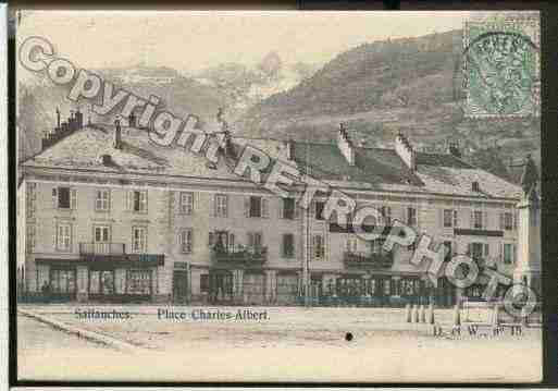 Ville de SALLANCHES Carte postale ancienne