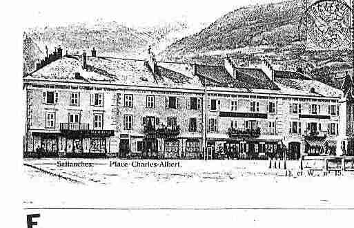 Ville de SALLANCHES Carte postale ancienne