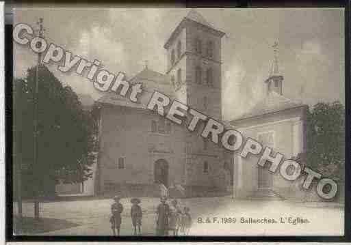 Ville de SALLANCHES Carte postale ancienne