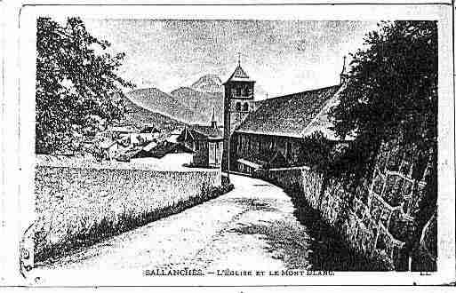 Ville de SALLANCHES Carte postale ancienne