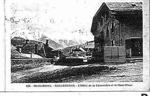 Ville de SALLANCHES Carte postale ancienne